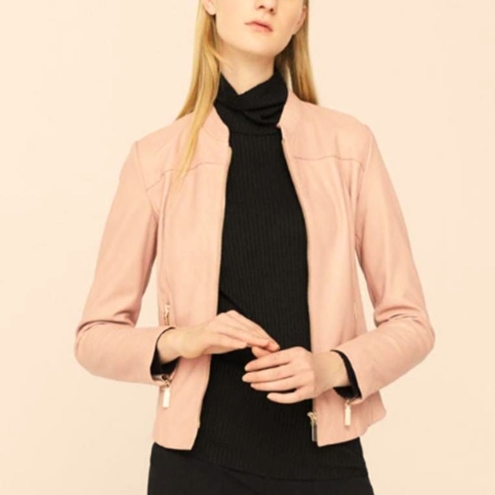 Mango Felipa leather jacket